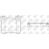 NIBK PN0495 Front Pads For BMW Rolls-Royce