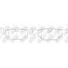 NIBK PN0511 Rear Pads For BMW