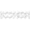 NIBK PN0521 Rear Pads For Ford Holden Nissan Opel Renault