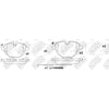 NIBK PN0546W Rear Pads For BMW