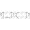 NIBK PN0673 Rear Pads For Mazda