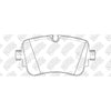 NIBK PN0688 Rear Pads For Audi Volkswagen