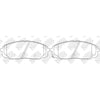 NIBK PN0711 Front Pads For Kia