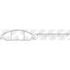 NIBK PN0826 Front Pads For Ford