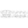 NIBK PN0833 Front Pads For Dodge Jeep Mercedes-Benz