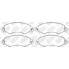 NIBK PN0850 Front Pads For SAIC