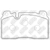 NIBK PN0894 Front Pads For Audi Porsche