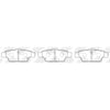 NIBK PN0971 Rear Pads For Mahindra