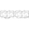 NIBK PN1219 Front Pads For Foton Toyota Volkswagen