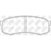 NIBK PN1243 Rear Pads For Lexus Mitsubishi Toyota