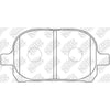 NIBK PN1401 Front Pads For Toyota Lexus Daihatsu