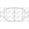 NIBK PN1430 Front Pads For Toyota