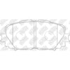NIBK PN1518 Front Pads For Toyota Subaru Daihatsu
