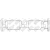 NIBK PN1842 Rear Pads For Toyota Verso