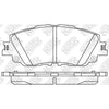 NIBK PN1857 Front Pads For Lexus Toyota