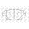 NIBK PN1868 Rear Pads For Lexus Subaru Suzuki Toyota