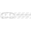 NIBK PN2801 Front Pads For Nissan Suzuki