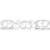 NIBK PN2901 Front Pads For Infiniti Nissan