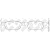 NIBK PN31017 Front Pads For Mercedes-Benz