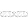 NIBK PN3369 Front Pads For Mitsubishi