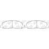 NIBK PN3419 Front Pads For Mitsubishi