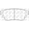 NIBK PN3815 Rear Pads For Mitsubishi