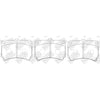 NIBK PN5232 Front Pads For Ford Kia Mazda