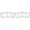 NIBK PN5239 Front Pads For Ford Mazda