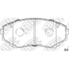 NIBK PN5376 Front Pads For Mazda Mitsubishi