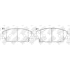 NIBK PN5821 Front Pads For Mazda