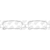 NIBK PN7415 Rear Pads For Subaru