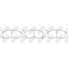 NIBK PN8254 Front Pads For Honda Isuzu Rover