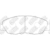 NIBK PN8484 Front Pads For Honda