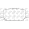NIBK PN8512 Rear Pads For Honda Acura