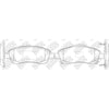 NIBK PN8808 Front Pads For Honda CR-V