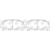 NIBK PN8865 Front Pads For Honda Acura