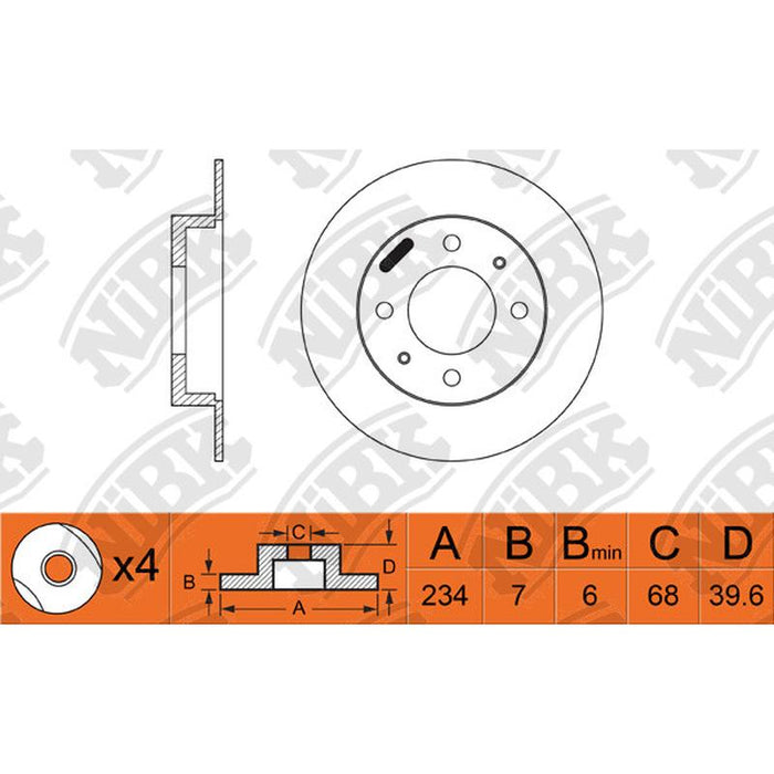 NIBK-RN1096 234mm x 7min