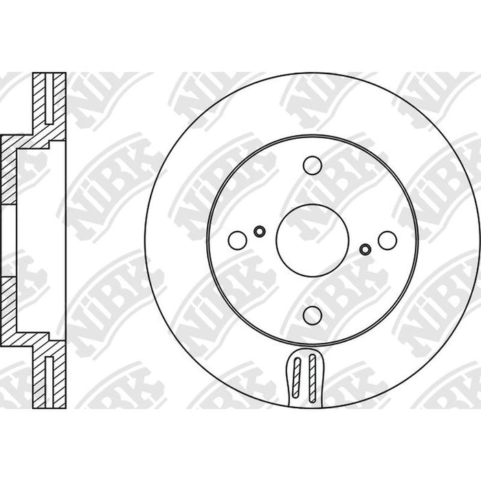 NIBK-RN1198V 255mm x 25min