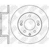 NIBK RN1307 Rear Rotors For Hyundai Kia