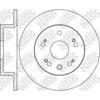 NIBK RN1355 Rear Rotors For Honda Edix FR-V Stream