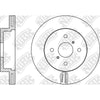 NIBK RN1364V Front Rotors For Toyota