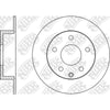 NIBK RN1402 Rear Rotors For Dodge Mitsubishi Peugeot