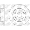 NIBK RN1407 Rear Rotors For Honda Accord