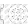 NIBK RN1433 Rear Rotors For Lexus Toyota