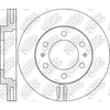 NIBK RN1457V Front Rotors For Dodge Hyundai