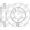 NIBK RN1465V Front Rotors For Ford Mazda