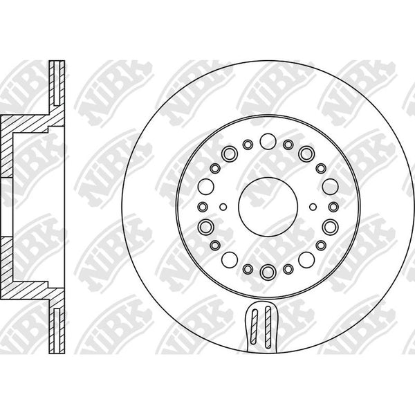 NIBK-RN1488V 307mm x 16min