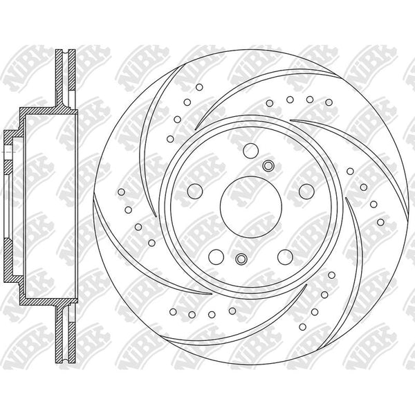 NIBK-RN1508DSET 289mm x 18min