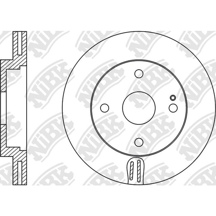 NIBK-RN1512V 258mm x 23min