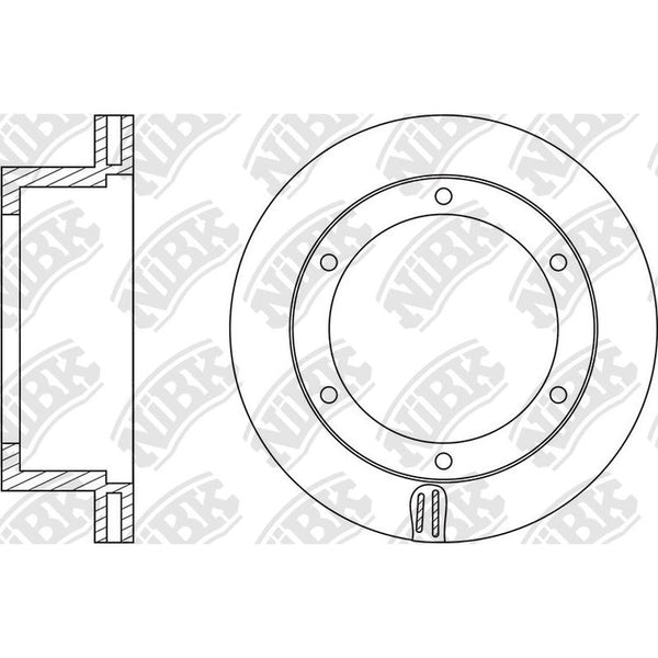 NIBK-RN1550V 266mm x 24min